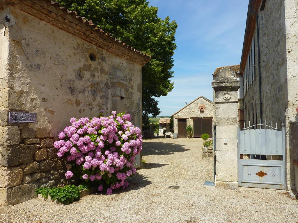 Au Bonheur D'Alphonse Bed & Breakfast Lusignan-Petit Eksteriør bilde