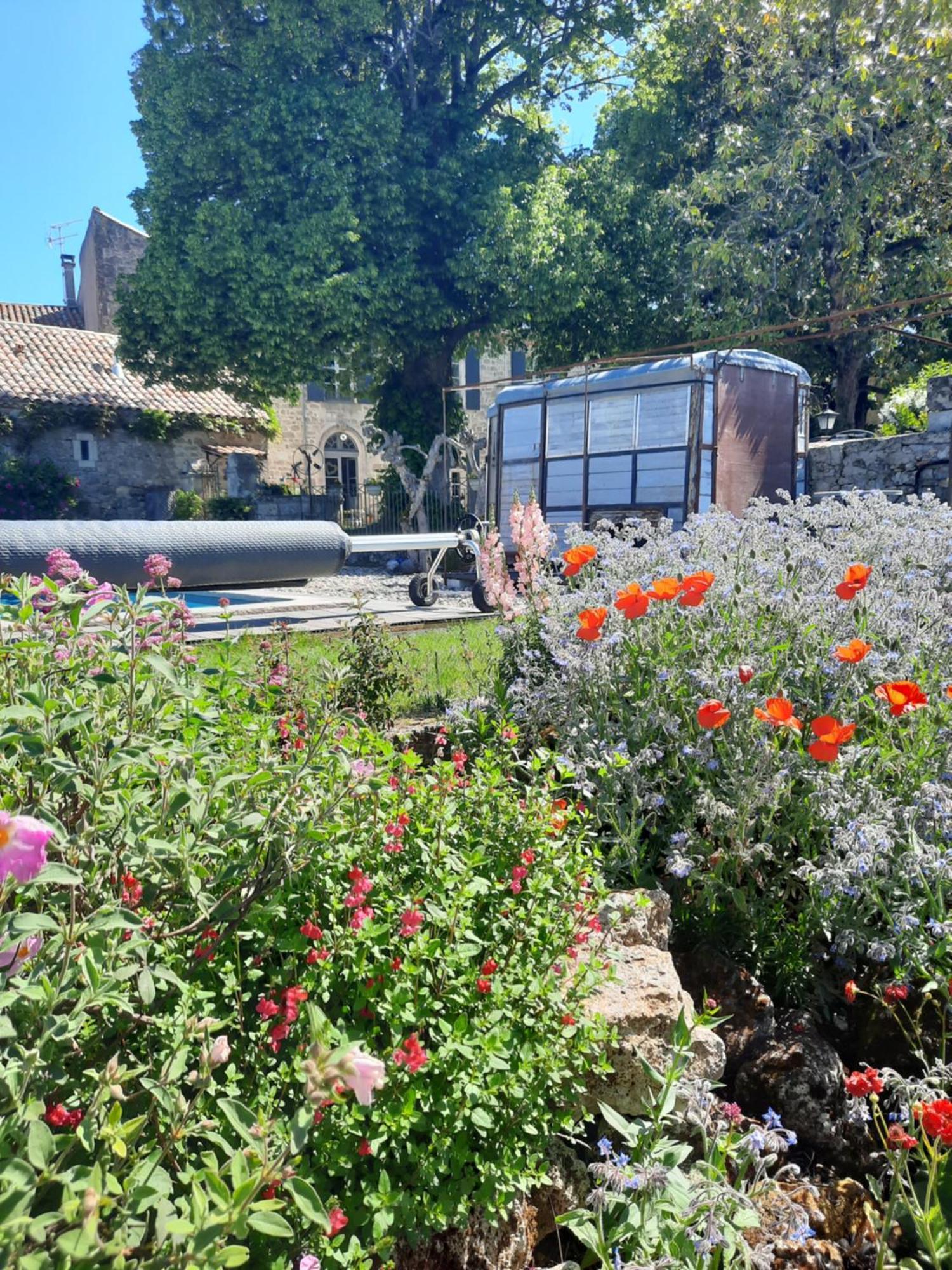 Au Bonheur D'Alphonse Bed & Breakfast Lusignan-Petit Eksteriør bilde